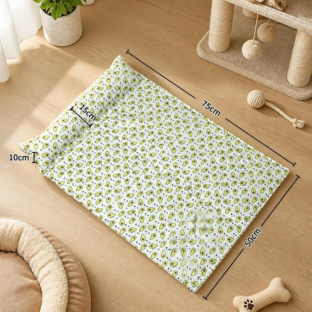 Pet Cooling Mat Cat Dog Gel Self-Cooling Non-Toxic Pad Waterproof Pillow