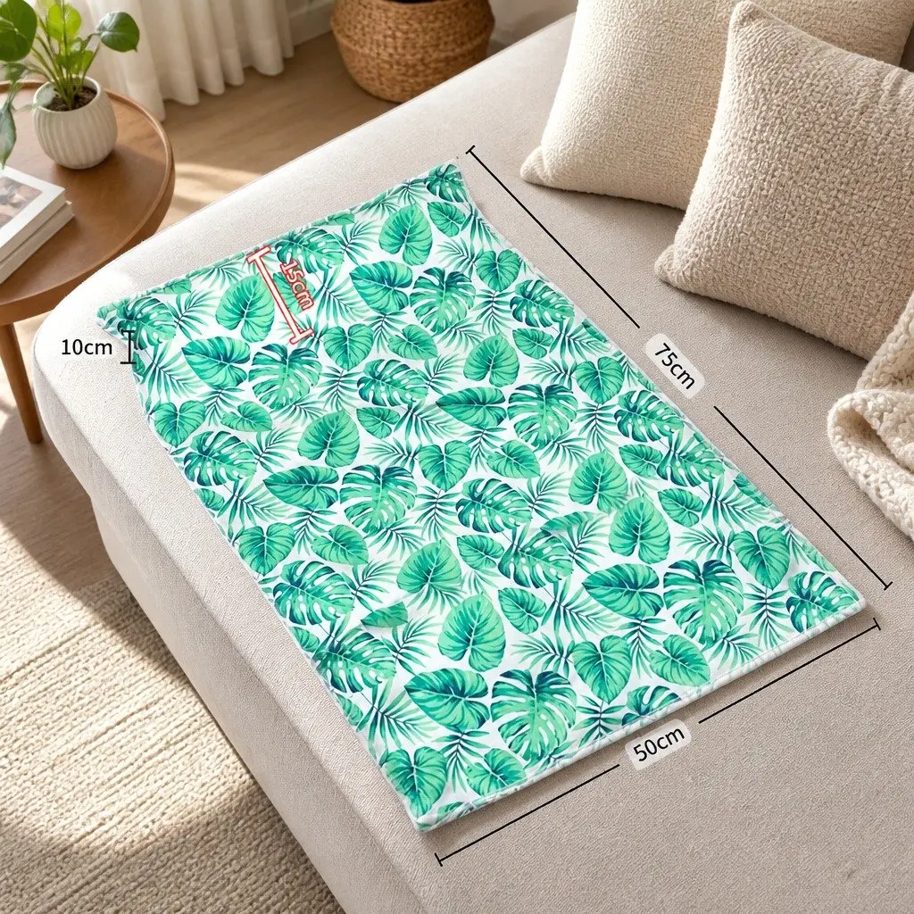 Pet Cooling Mat Gel Self-Cooling Dog Cat Bed Pillow Waterproof PVC Easy Clean
