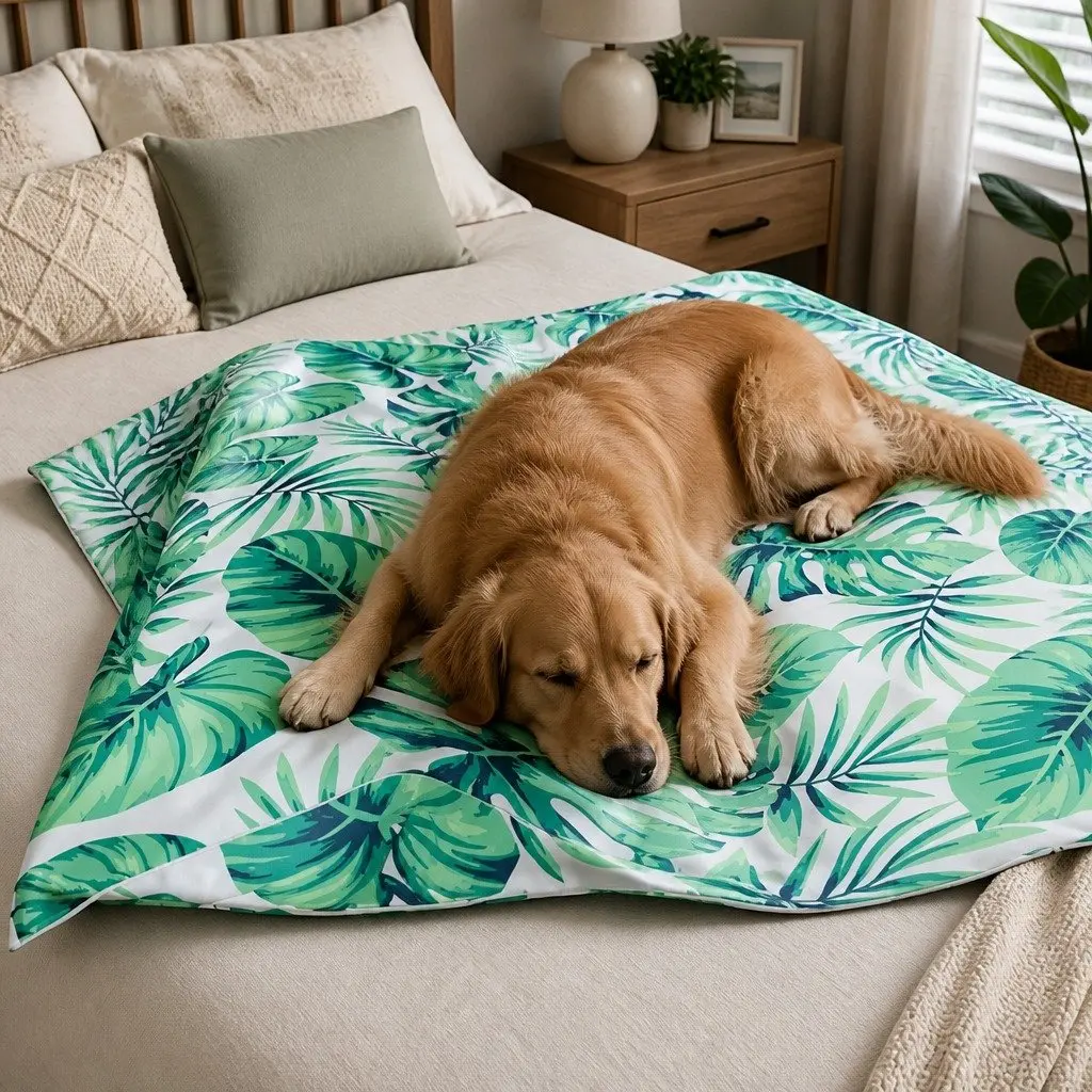 Pet Cooling Mat Gel Self-Cooling Dog Cat Bed Pillow Waterproof PVC Easy Clean