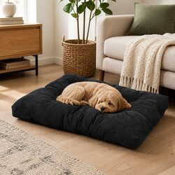 XL Tufted Pet Calming Bed for Dogs and Cats