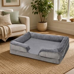 Large Orthopedic Memory Foam Pet Sofa Bed for Cats and Dogs