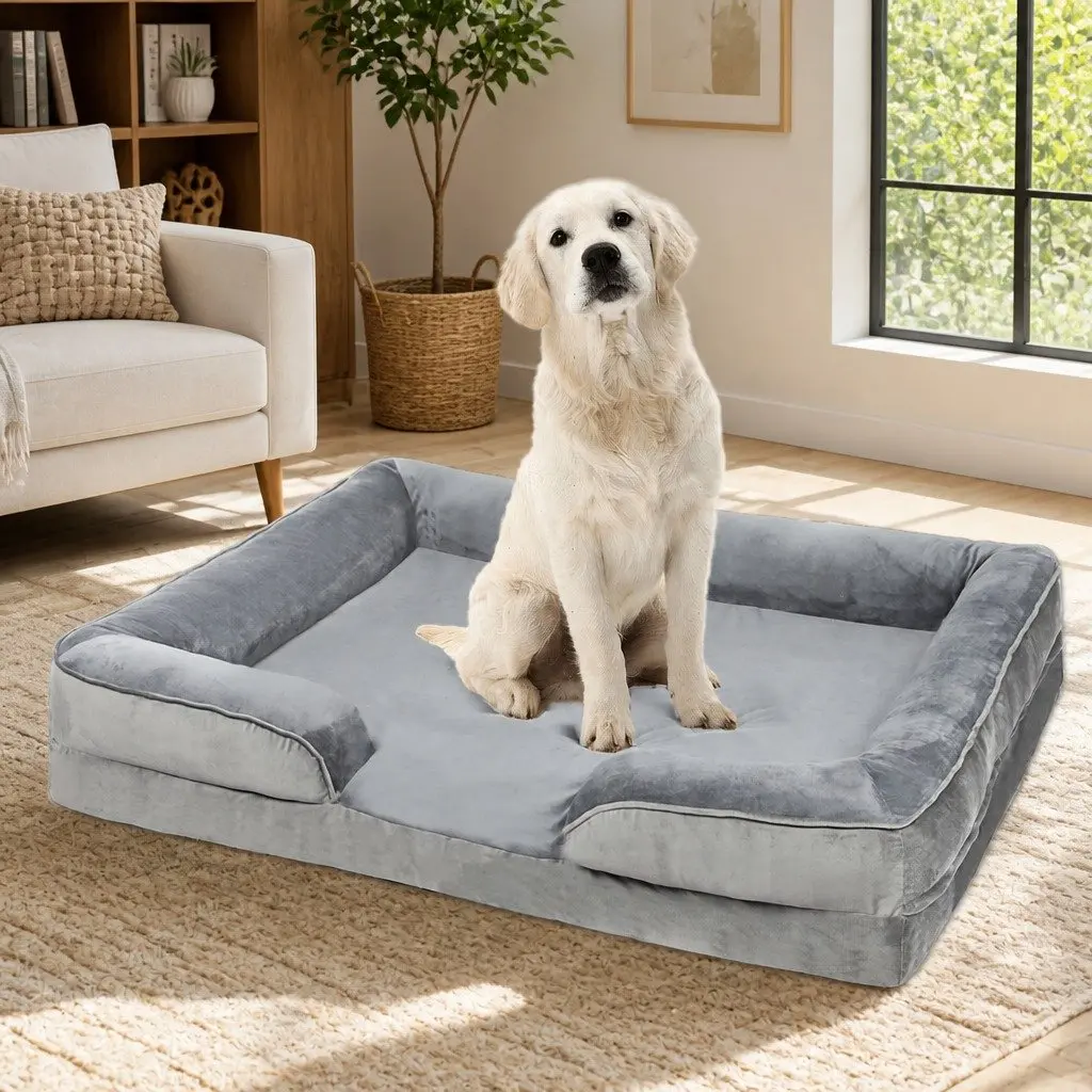 XL Orthopaedic Memory Foam Pet Sofa Bed for Dogs and Cats