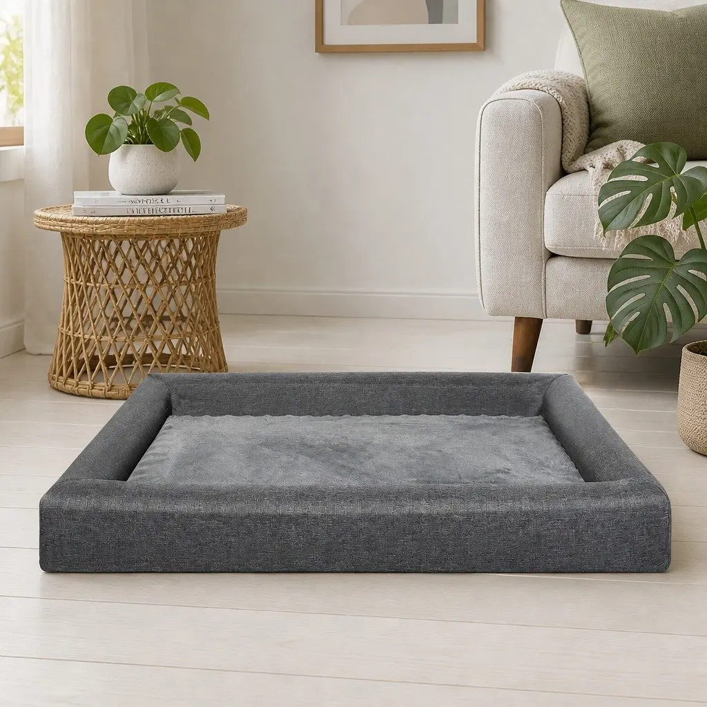 Large Orthopaedic Memory Foam Pet Bed for Dogs and Cats