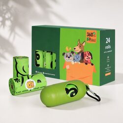 Premium Compostable Dog Waste Bags with Jasmine Scent