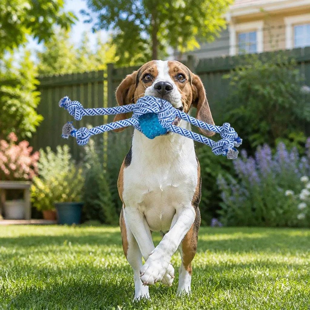 Dog Chew Toys Set Squeaky Puppy Pet Toys Snake Rope Frisbee Play Toys