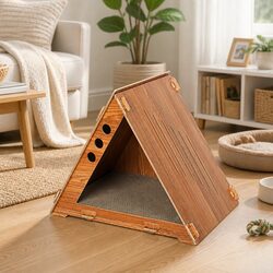 Premium Cardboard Cat Scratching Board and Bed