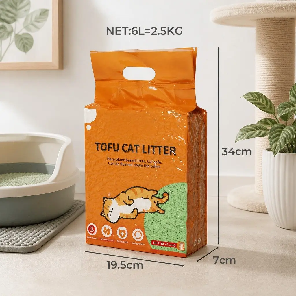 Tofu Cat Litter with Green Tea Scent
