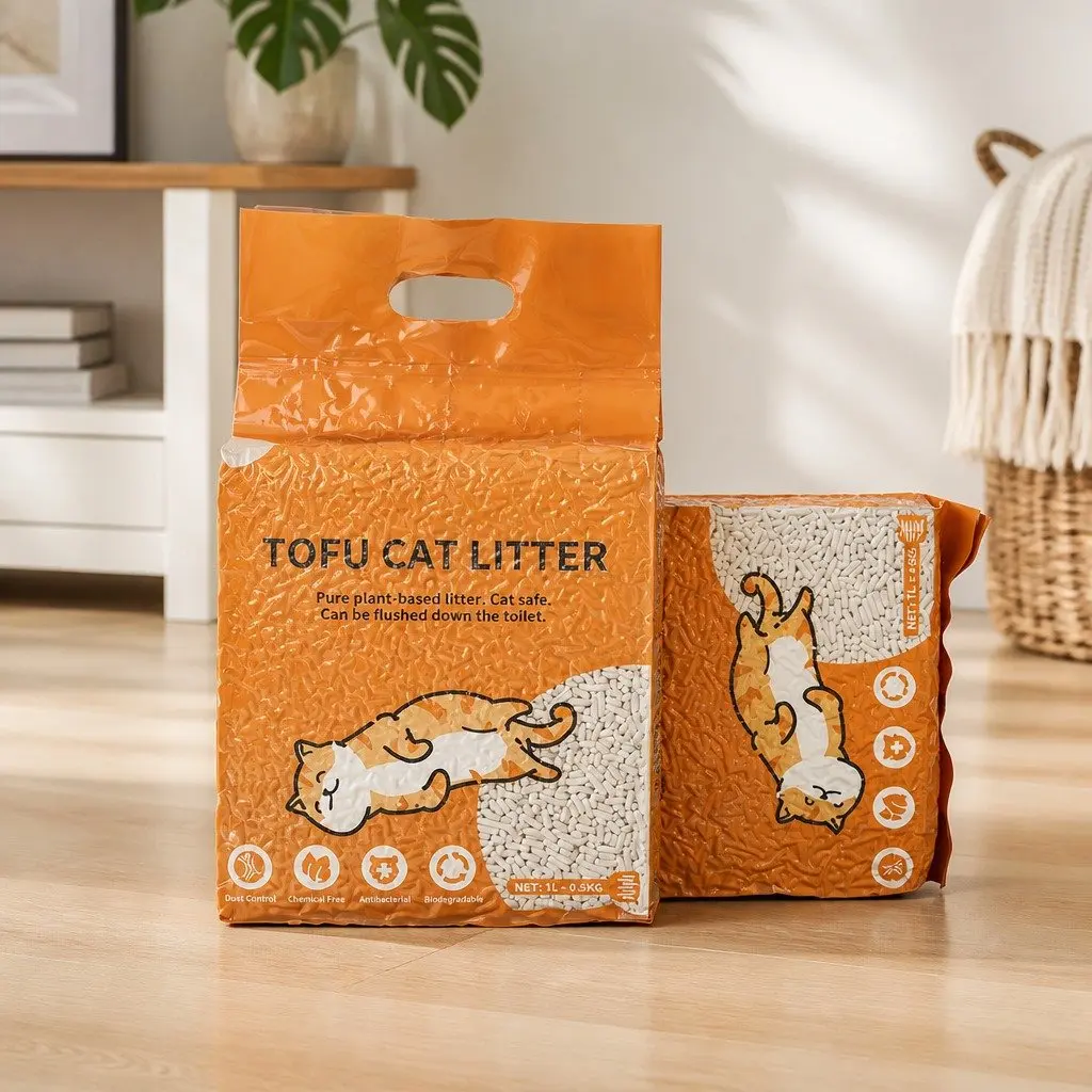 Clumping Tofu Cat Litter 2.5kg for Odour Control