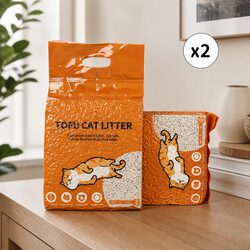 Natural Biodegradable Tofu Cat Litter 2.5kg with Clumping Action