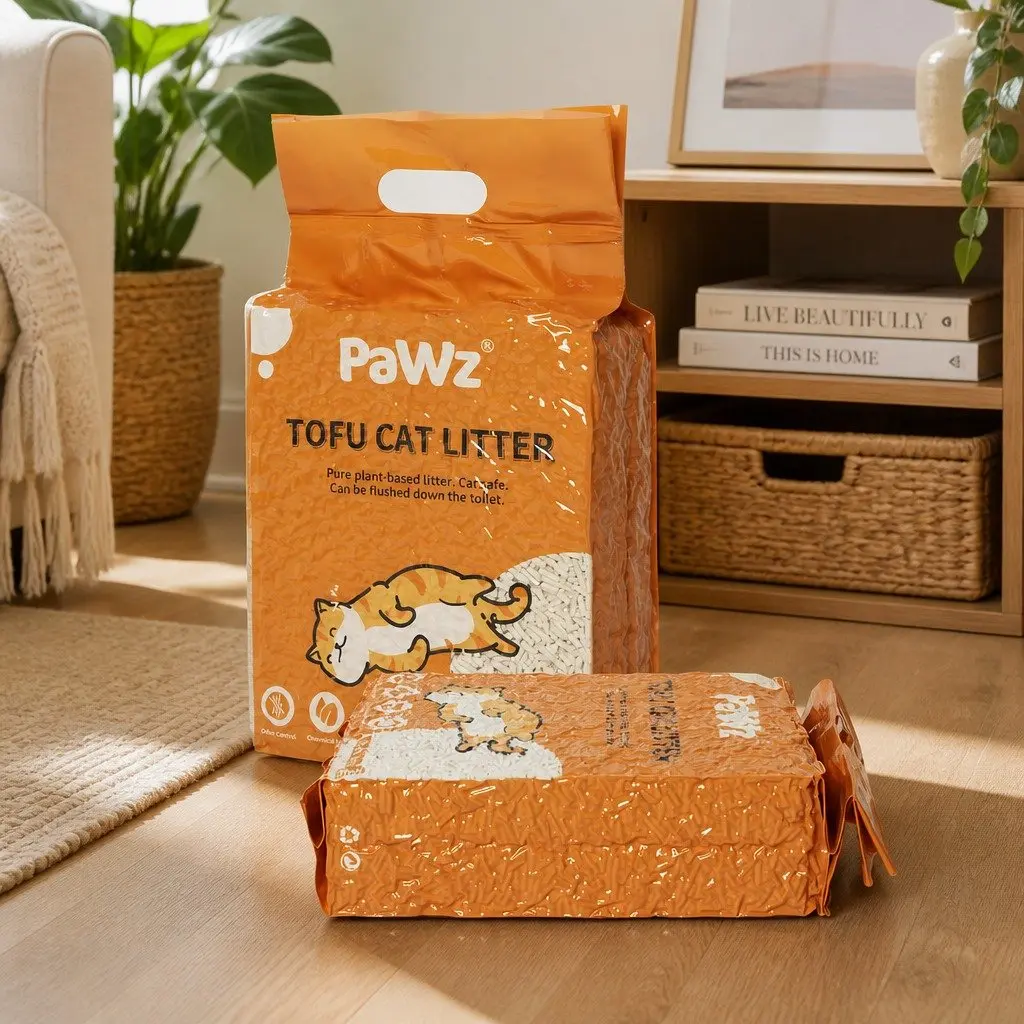 Natural Biodegradable Tofu Cat Litter 2.5kg with Clumping Action