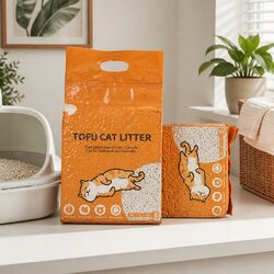 Premium Natural Tofu Cat Litter with Clumping Action 2.5kg