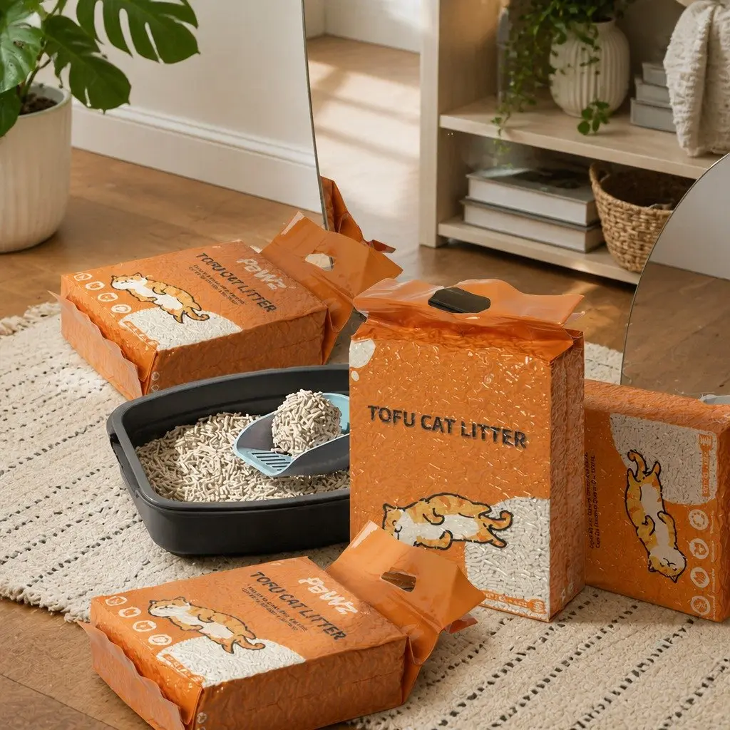 Tofu Cat Litter Natural Biodegradable Flushable 2.5kg
