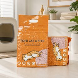Tofu Cat Litter Clumping 2.5kg Biodegradable Flushable Odour Control Pet Litter