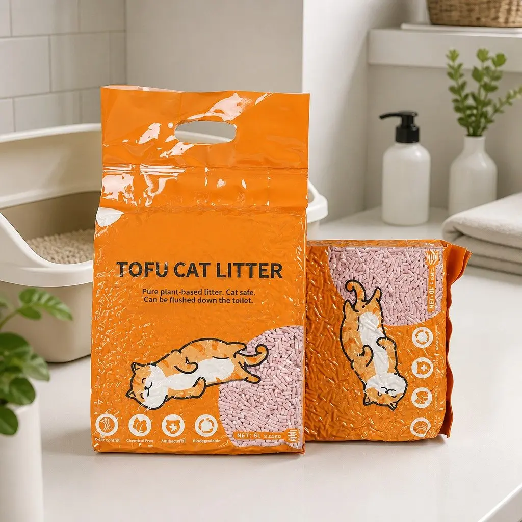 Biodegradable Tofu Cat Litter 2.5kg Peach Scent