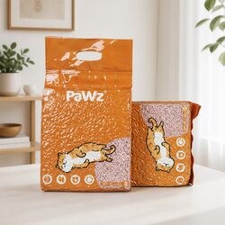 Tofu Cat Litter Clumping Peach Scent Biodegradable Flushable Odour Control Fast