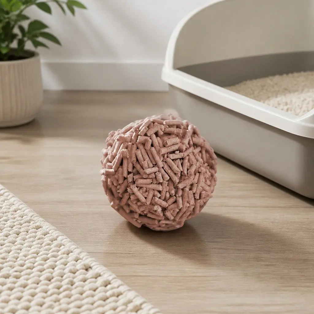 Biodegradable Peach Scent Tofu Cat Litter with Clumping Action