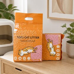 Clumping Watermelon Scented Tofu Cat Litter - 4 Bags