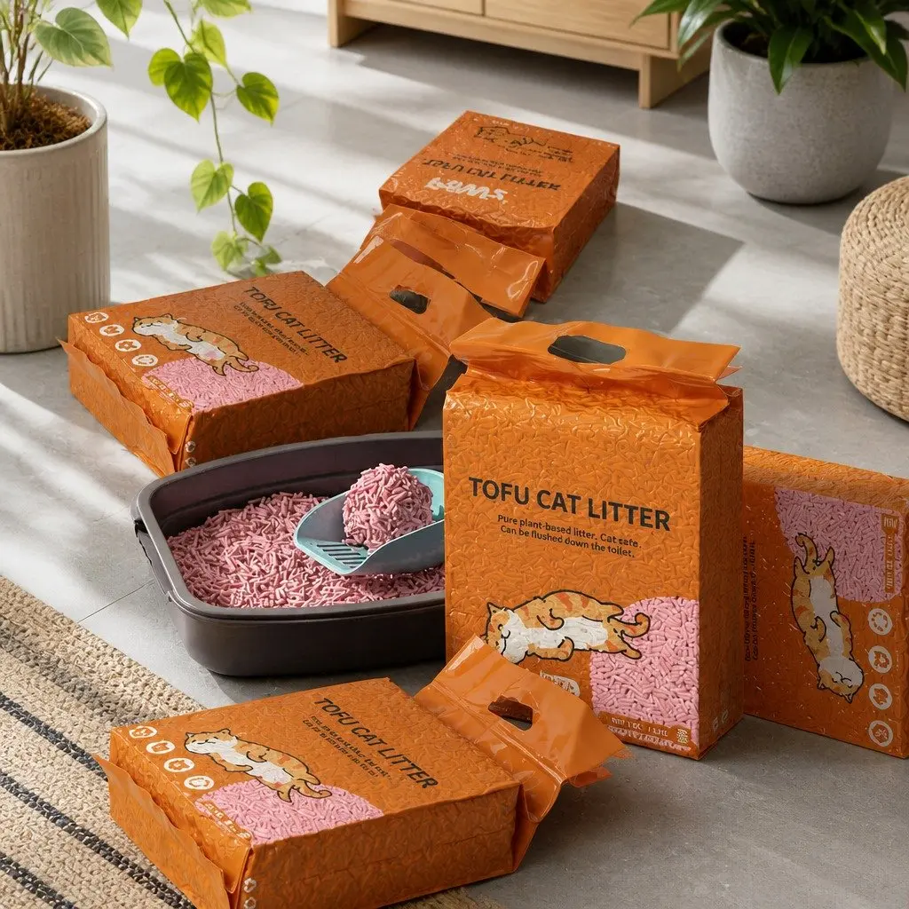 Tofu Cat Litter Biodegradable Clumping Watermelon Scent 2.5kg