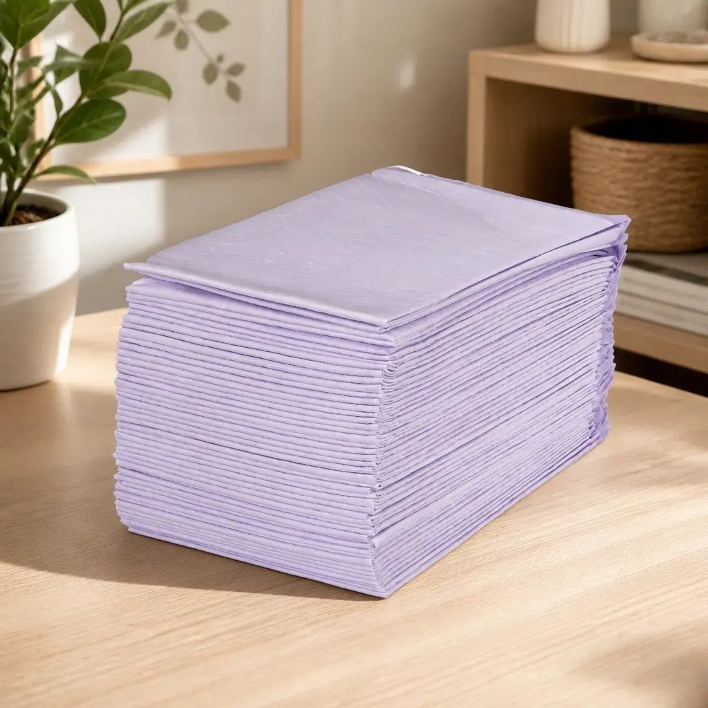 Dog Training Pad Non-Woven Fabric 60x60cm Absorbent Lavender Scent Odour Control