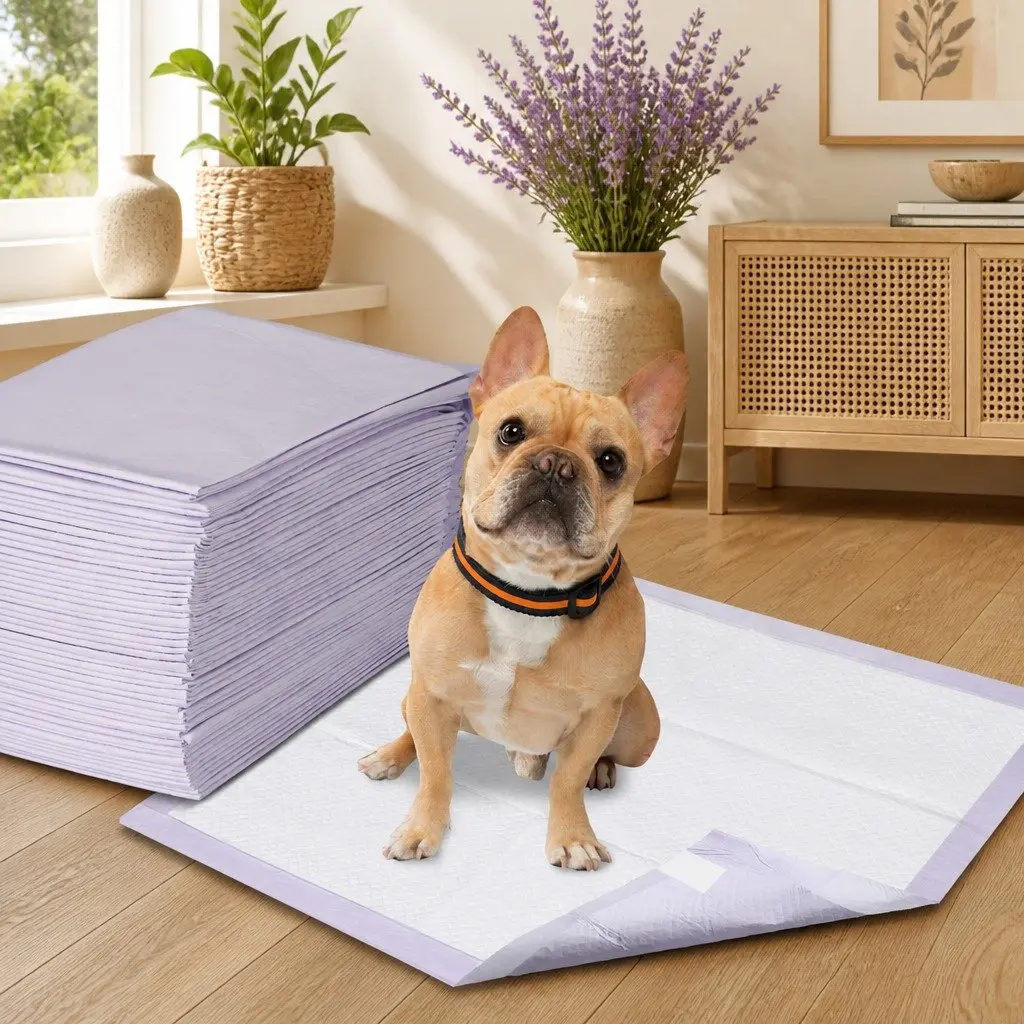 Dog Training Pad Non-woven 60x60cm Lavender Odour Control