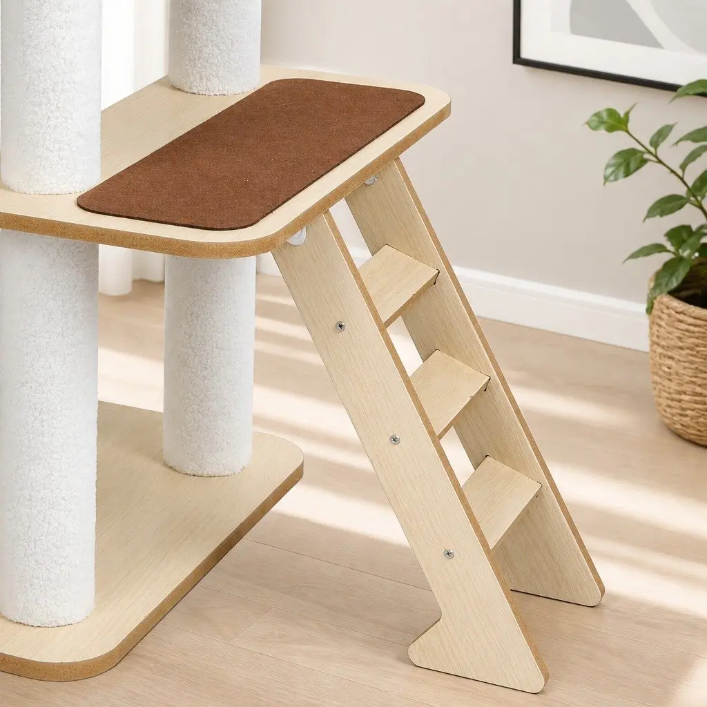 Cat Tree Tower with Sisal-Wrapped Posts