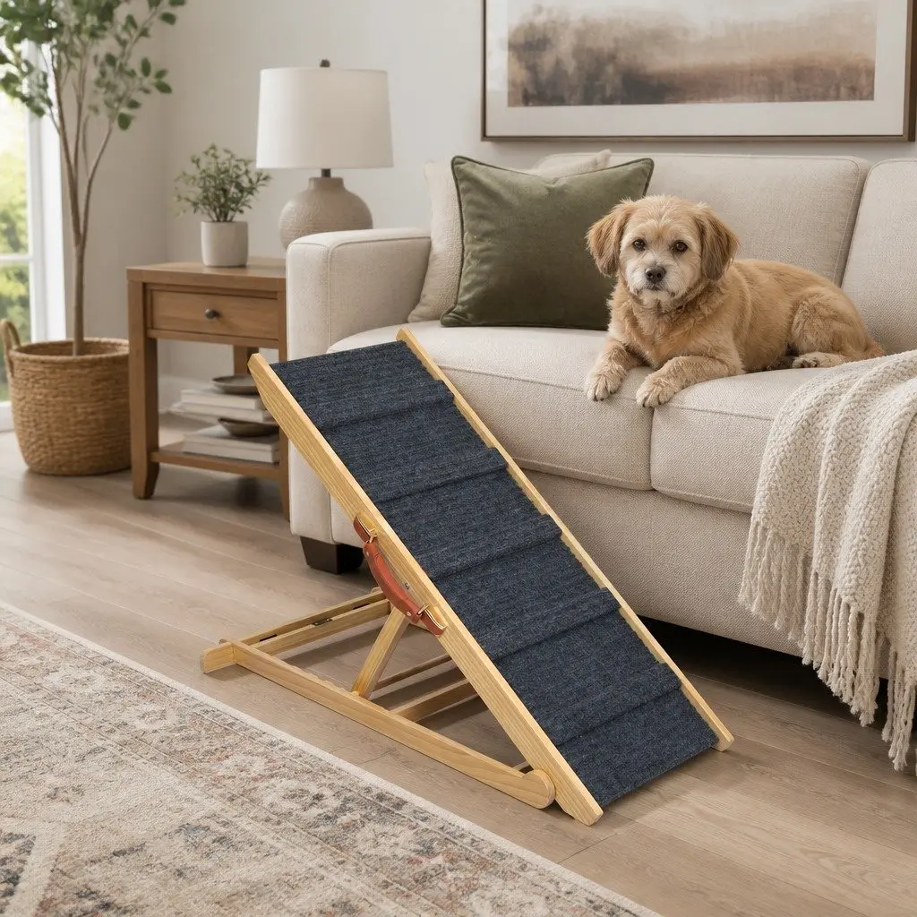 Adjustable Pet Ramp with 5 Height Settings