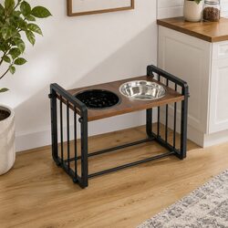 Sturdy Adjustable Height Pet Feeder for Dogs and Cats