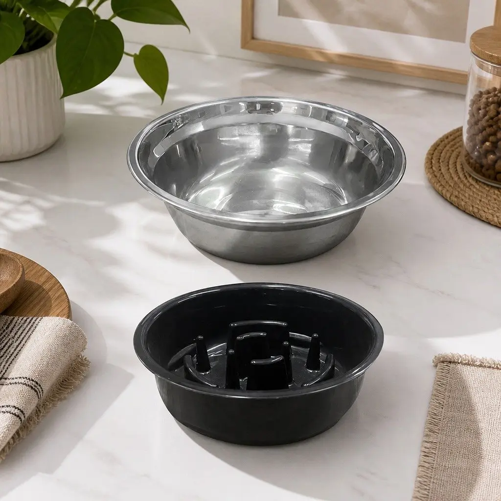 Adjustable Height Pet Feeder for Dogs and Cats