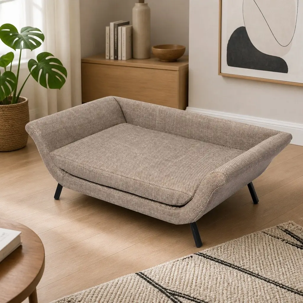 Elevated Pet Sofa Bed for Cats and Dogs