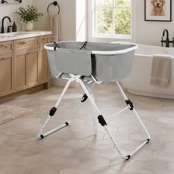 Durable Adjustable Height Pet Bathtub for Dog Grooming
