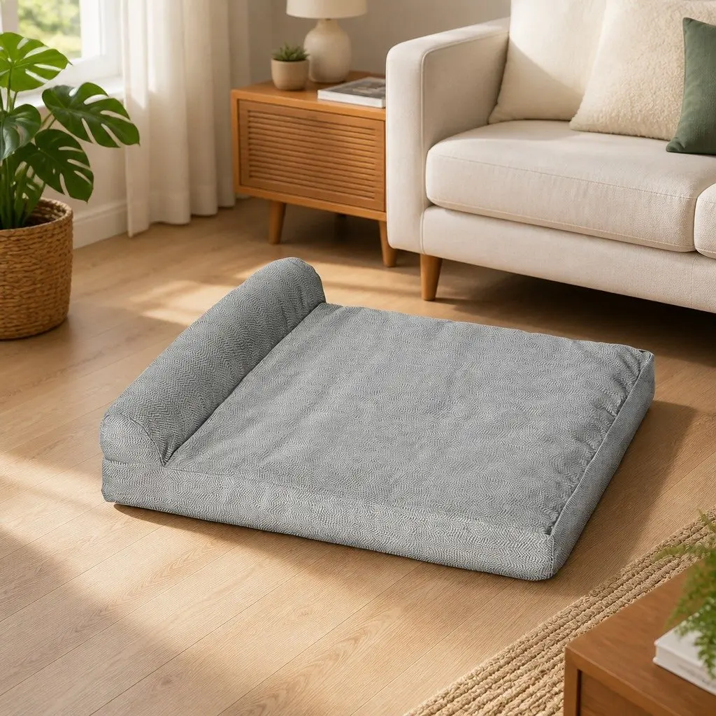 Memory Foam Pet Bed for Dogs and Cats