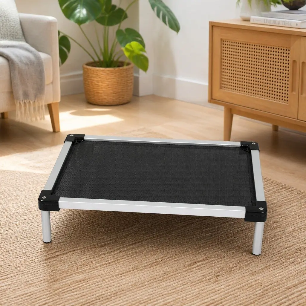 Pet Trampoline Aluminium Frame Medium Breathable Mesh Bed