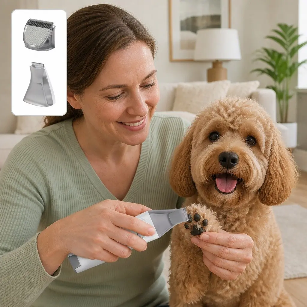 Pet Clipper Blades Set 2 Pcs Large Blade Paw Trimmer Grooming Replacement