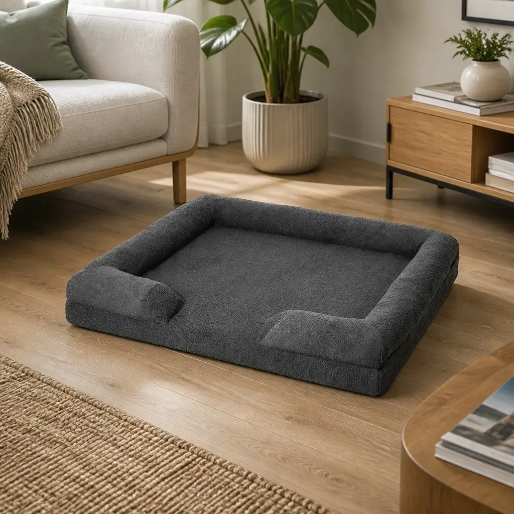 Orthopaedic Memory Foam Pet Sofa Bed with Washable Cover