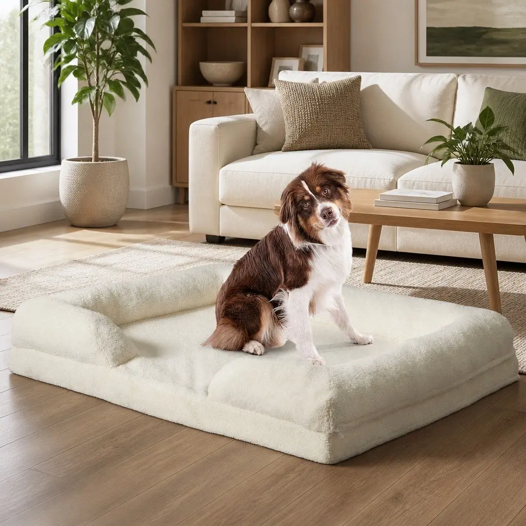 Orthopaedic Memory Foam Pet Sofa Bed with Removable Cover