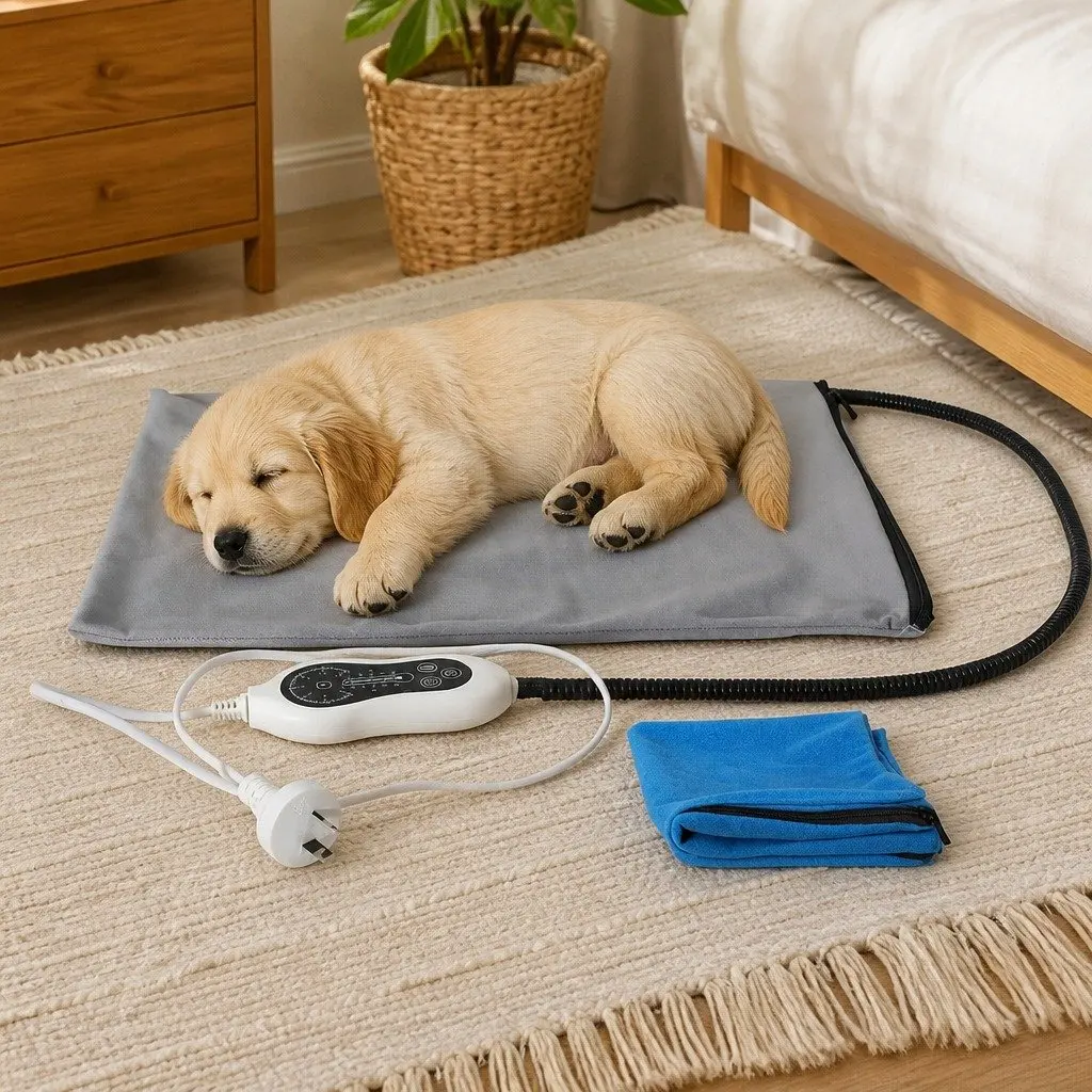 Electric Heated Pet Pad with Adjustable Temperature