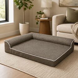 Pet Bed XXL Orthopedic Memory Foam Large Dog Sofa with Bolster Support