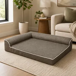 Pet Bed XXL Orthopedic Memory Foam Large Dog Sofa with Bolster Support