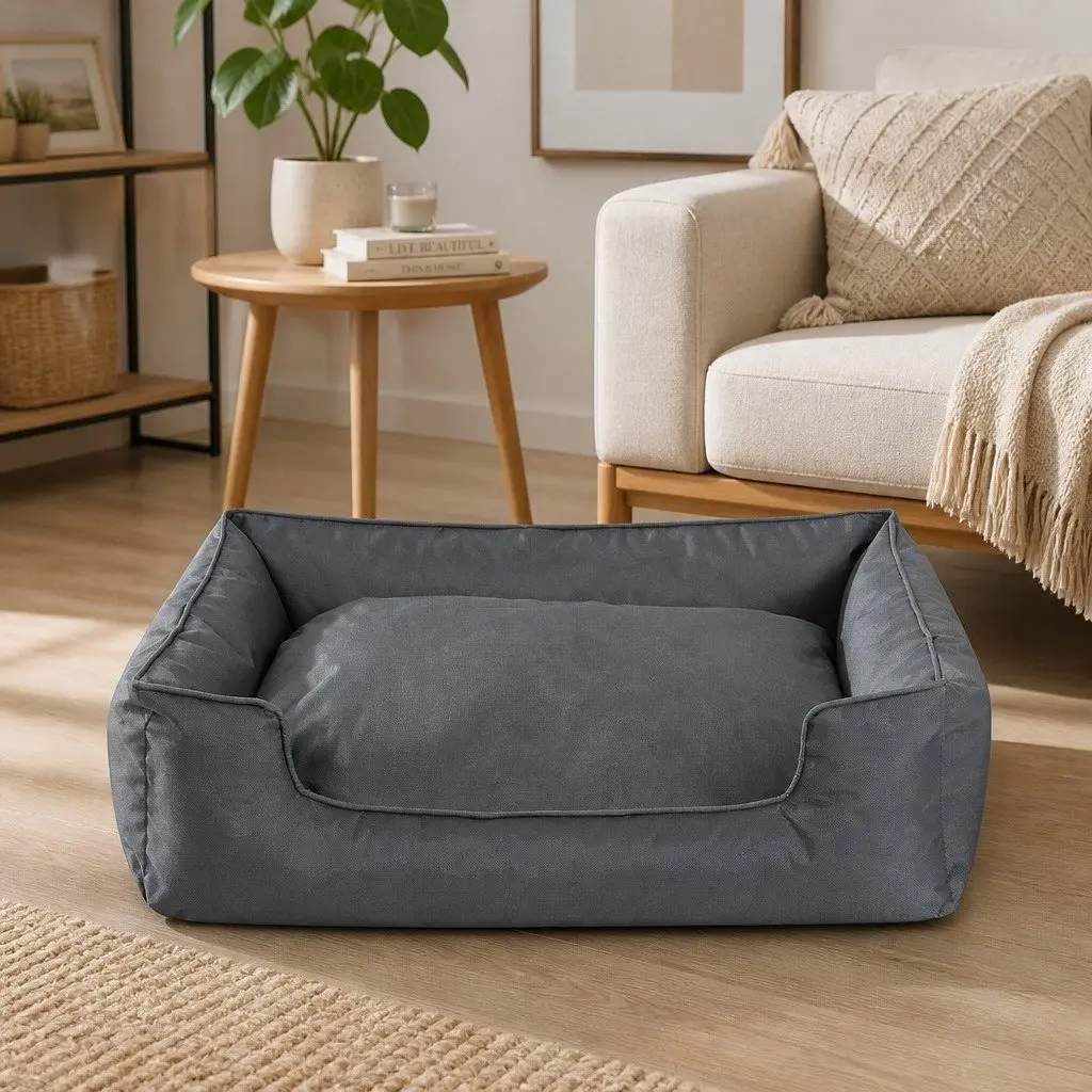 Waterproof Pet Dog Calming Bed with Handles