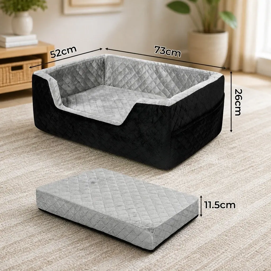 Dog Car Booster Seat with Safety Strap