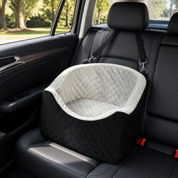 Premium Dog Car Booster Seat with Safety Belt