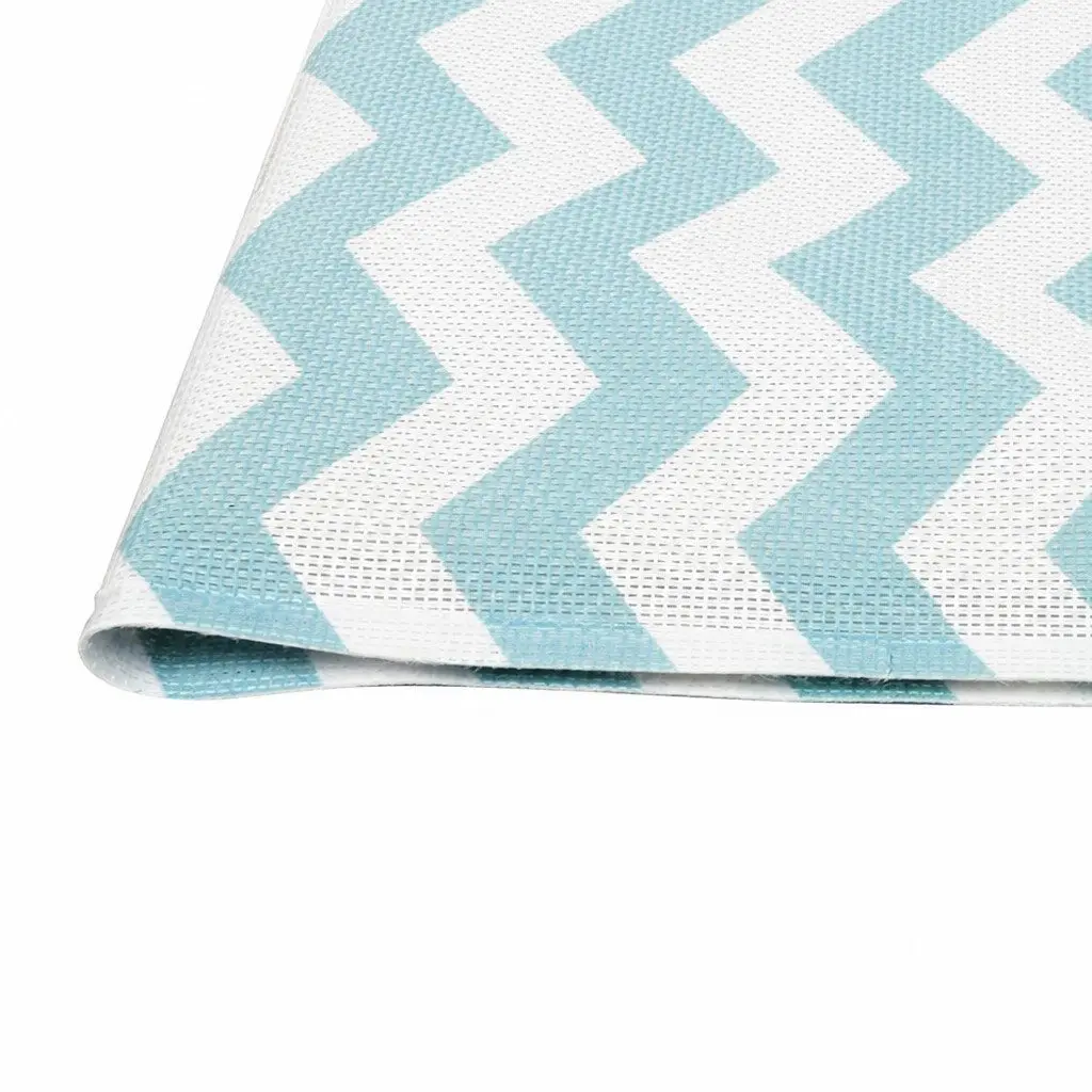 Pet Cooling Mat M Blue Textured Surface Foldable Portable Pressure-Resistant
