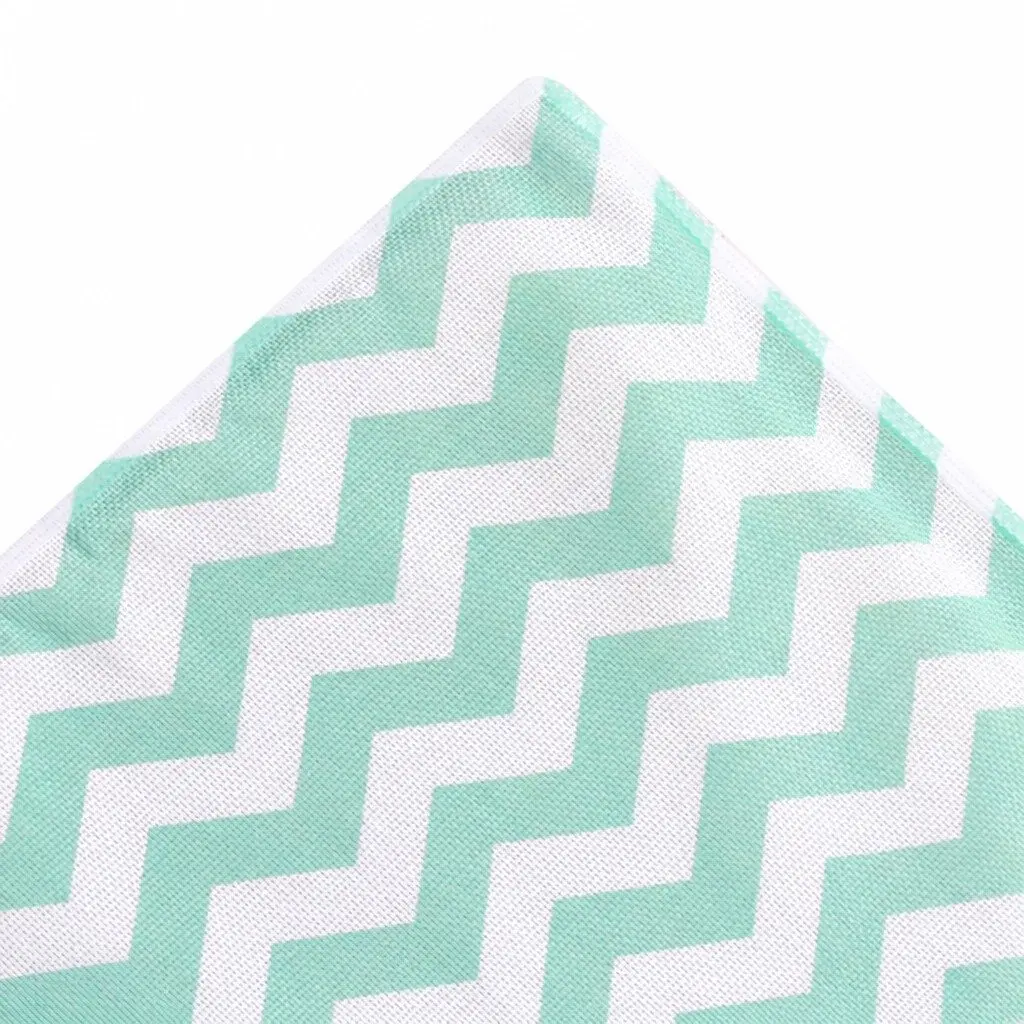 Pet Cooling Mat Small Green Textured Surface Foldable Portable No-Fill Dog Cat