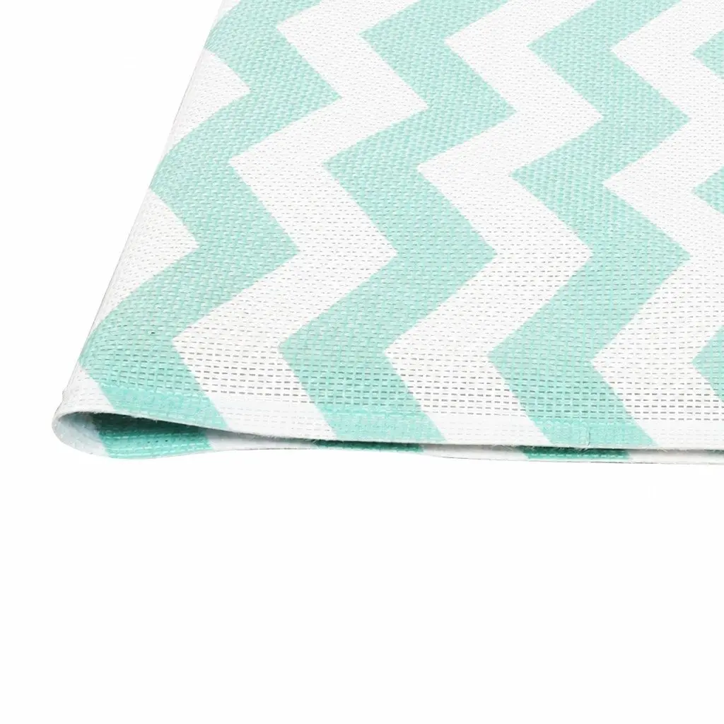 Pet Cooling Mat Small Green Textured Surface Foldable Portable No-Fill Dog Cat