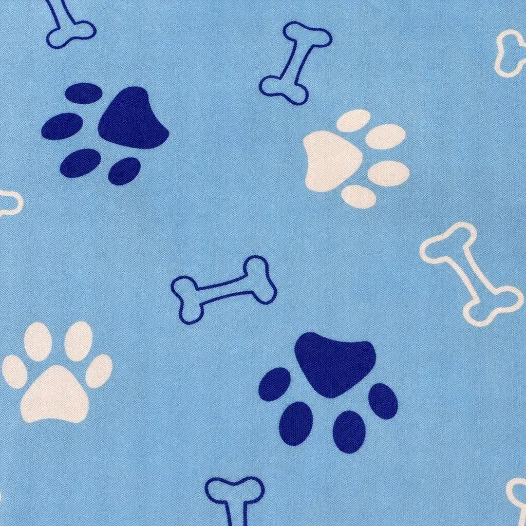 Pet Cooling Mat Small Blue with Padded Edge Support