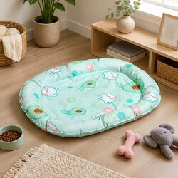Green Pet Cooling Mat S Size with Gel Support