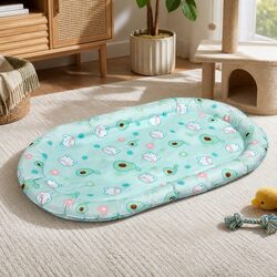 XL Green Pet Cooling Mat with Durable Gel and Support