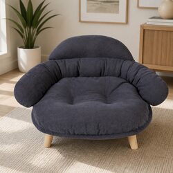 Premium Elevated Pet Sofa for Dogs and Cats - XL Grey