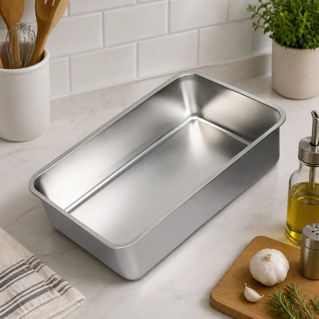 Stainless Steel Cat Litter Box with 20L Capacity