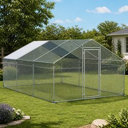 Premium Large Metal Chicken Coop Cage 600x300x194cm